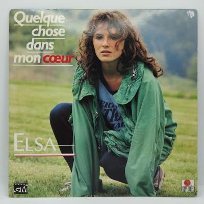 Elsa quelque chose dans mon coeur pressage france single vinyle 45t occasion