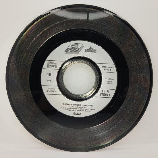 Elsa supplice chinois toop toop single vinyle 45t occasion 2
