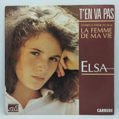 Elsa t en va pas single vinyle 45t occasion