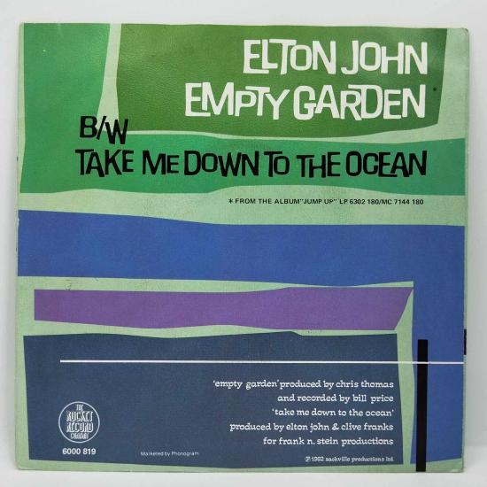 Elton john empty garden single vinyle 45t occasion 1