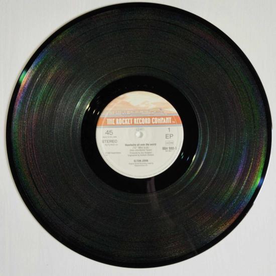 Elton john heartache all over the world maxi single vinyle occasion 2
