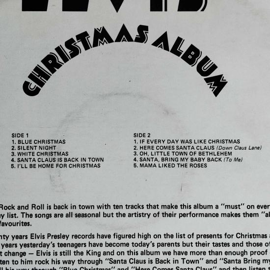 Elvis presley christmas album album vinyle occasion 2