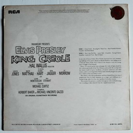 Elvis presley king creole album vinyle occasion 1