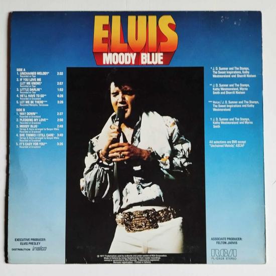 Elvis presley moody blue album vinyle occasion 1