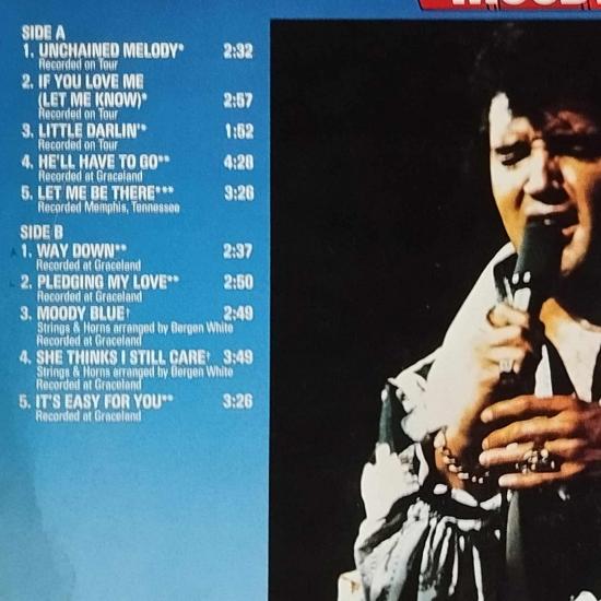 Elvis presley moody blue album vinyle occasion 3