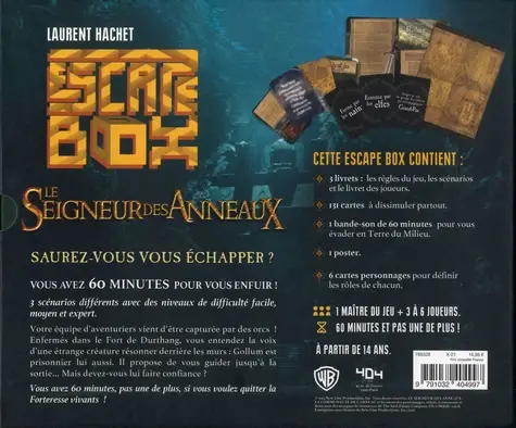 Escape box le seigneur des anneaux 1