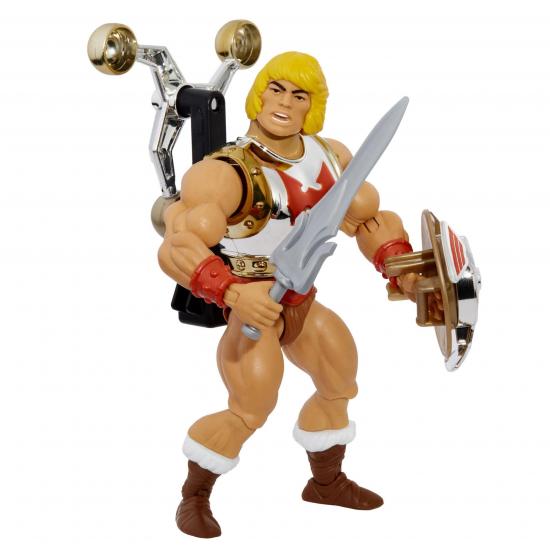 Flying fists he man deluxe figurine masters of the universe origins mattel 14 cm 2