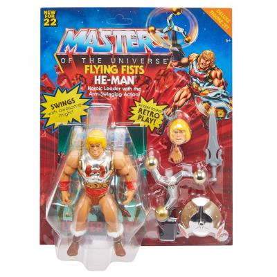 Flying fists he man deluxe figurine masters of the universe origins mattel 14 cm