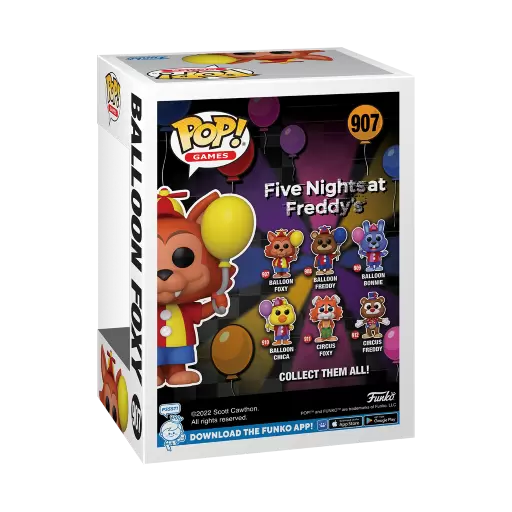 Fnaf security breach pop games n 907 balloon foxy 1