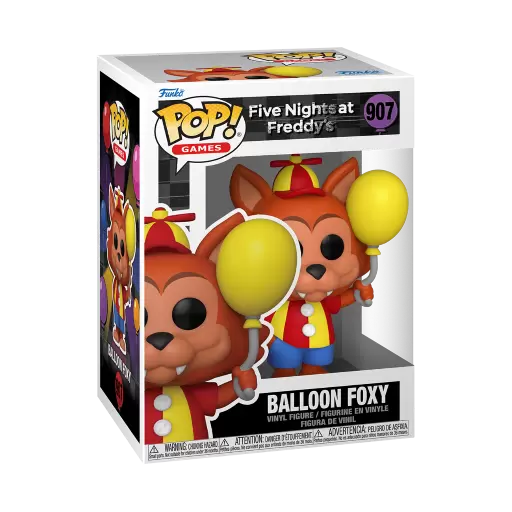 Fnaf security breach pop games n 907 balloon foxy