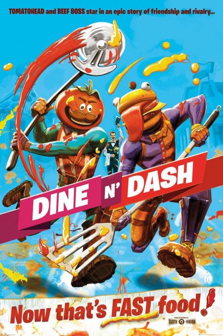 Fortnite poster 61x91 dine n dash