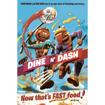 Fortnite poster 61x91 dine n dash