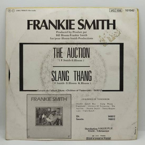 Frankie smith the auction single vinyle 45t occasion 1
