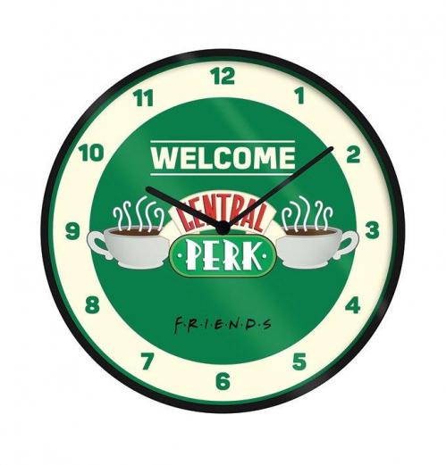 Friends central perk horloge en plastique diametre 25cm