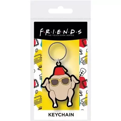 Friends dinde porte cles en caoutchouc