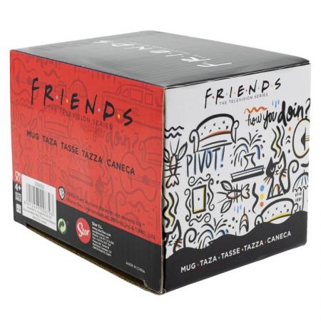 Friends i d rather be watching ceramic globe mug 380ml 3