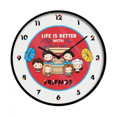 Friends life is better horloge en plastique diametre 25cm