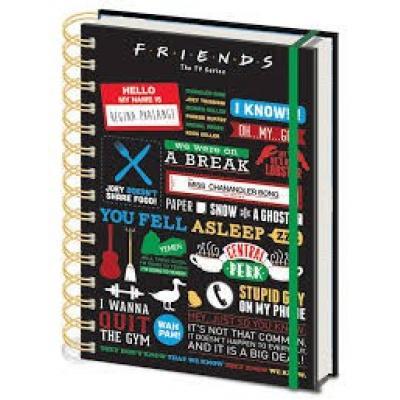 Friends notebook a5 infographic