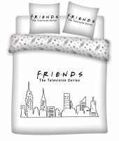 Friends parure de lit 200x200 friends 100 coton 1