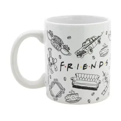 Friends symboles mug ceramique 325ml 1
