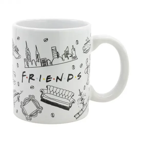 Friends symboles mug ceramique 325ml