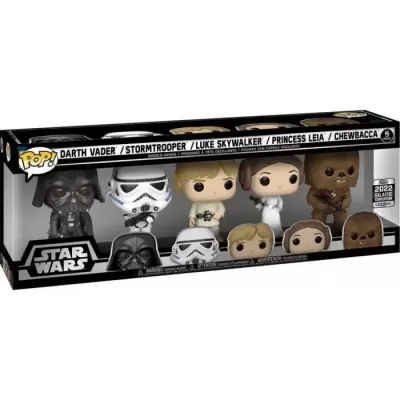 Funko pop 5 pack star wars episode iv a new hope 2022 galactic convention funko exclusive