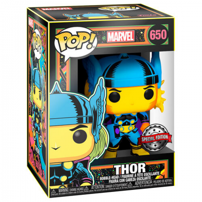 Funko pop marvel black light thor us exclusive