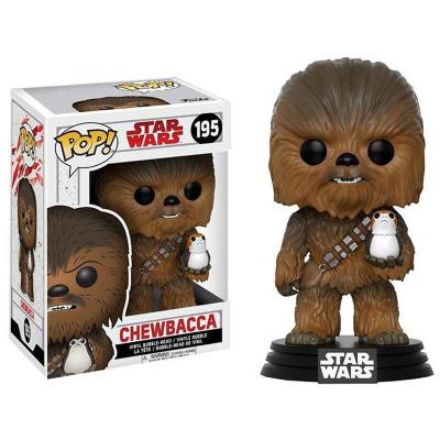 Funko pop star wars chewbacca 195 pvc action figure collection model toys for children birthday gift