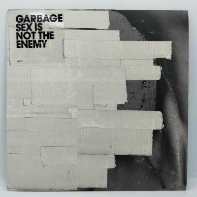 Garbage sex is not the enemy import uk white disc single vinyle 45t occasion