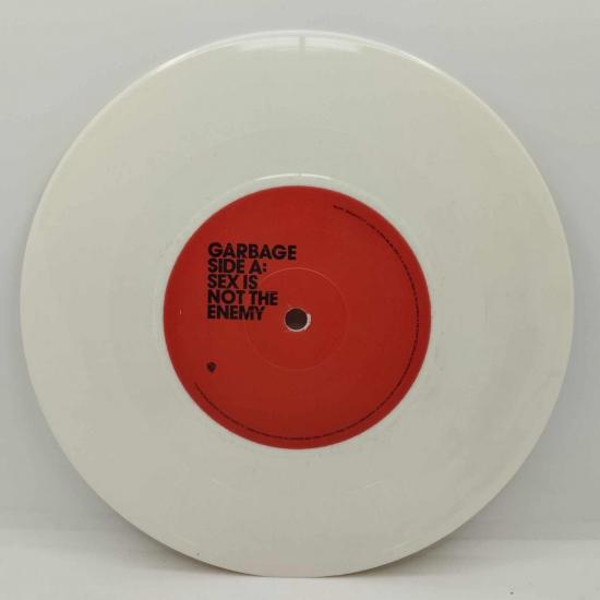 Garbage sex is not the enemy import uk white disc single vinyle 45t occasion 2