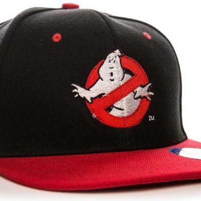 Ghostbusters casquette snapback rouge noir logo 1