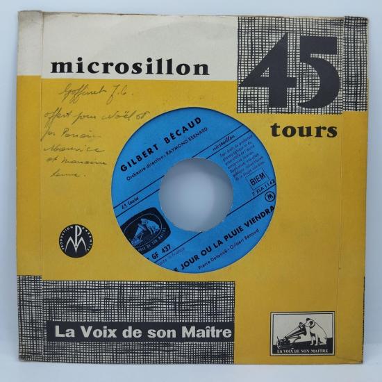 Gilbert becaud il fait des bonds le pierrot qui danse single vinyle 45t occasion 1