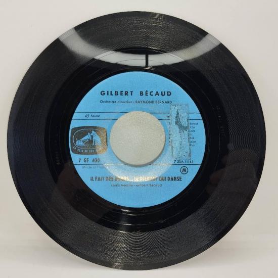 Gilbert becaud il fait des bonds le pierrot qui danse single vinyle 45t occasion 2