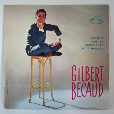 Gilbert becaud l absent single vinyle ep occasion
