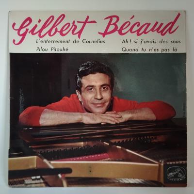 Gilbert becaud l enterrement de cornelius single vinyle ep occasion