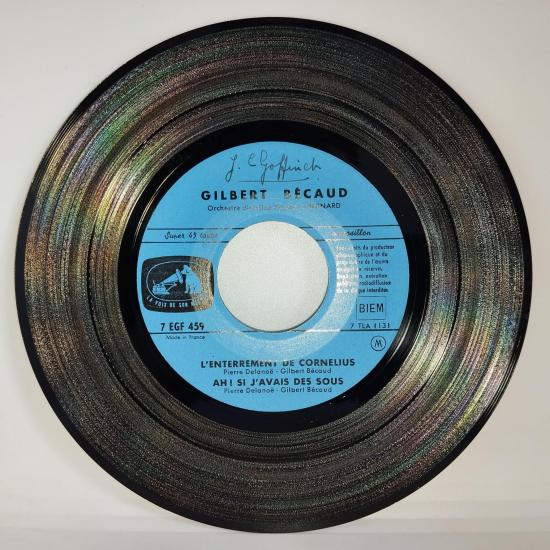 Gilbert becaud l enterrement de cornelius single vinyle ep occasion 2