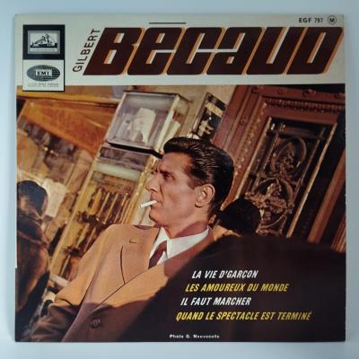 Gilbert becaud la vie d garcon single vinyle ep occasion