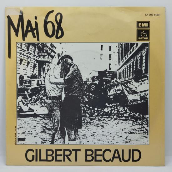 Gilbert becaud mai 68 single vinyle 45t occasion