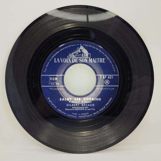 Gilbert becaud salut les copains single vinyle 45t occasion 2