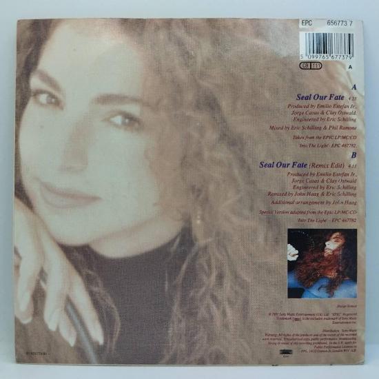 Gloria estefan seal our fate single vinyle 45t occasion 1