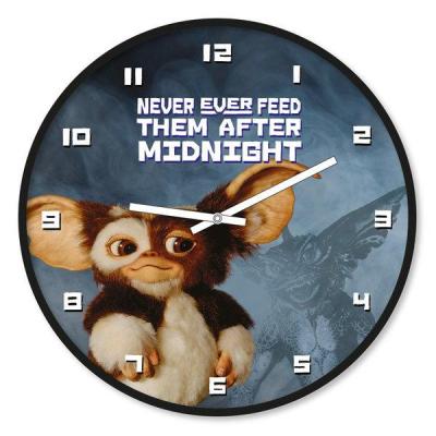 Gremlins minuit horloge en plastique diametre 25cm