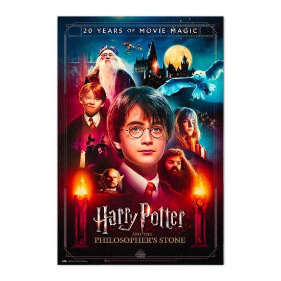 Harry potter 20 years of movie poster 61x91cm