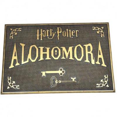 Harry potter alohomora paillasson caoutchouc 40x60cm 1