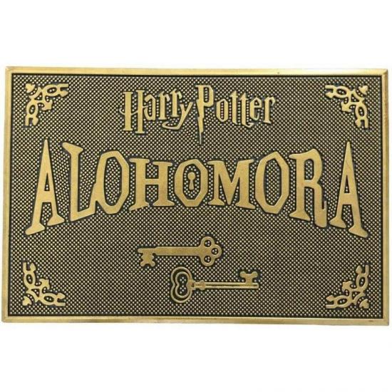Harry potter alohomora paillasson caoutchouc 40x60cm 2