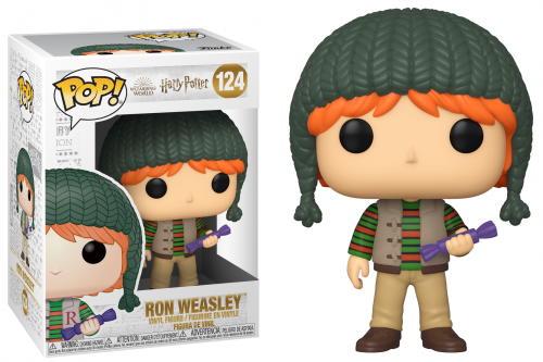 Harry potter bobble head pop n 124 holiday ron weasley