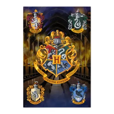 Harry potter boucliers de poudlard poster 61x91cm