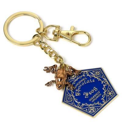 Harry potter chocolate frog porte cles plaque or