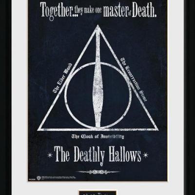 Harry potter collector print 30x40 deathly hallows 1