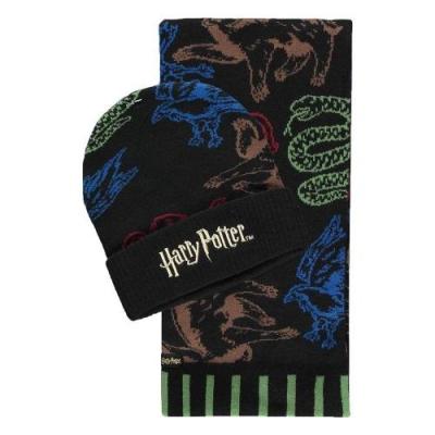 Harry potter colors gift set bonnet echarpe