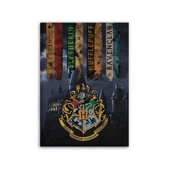 Harry potter crest plaid polaire 100 microfibre 70x140cm